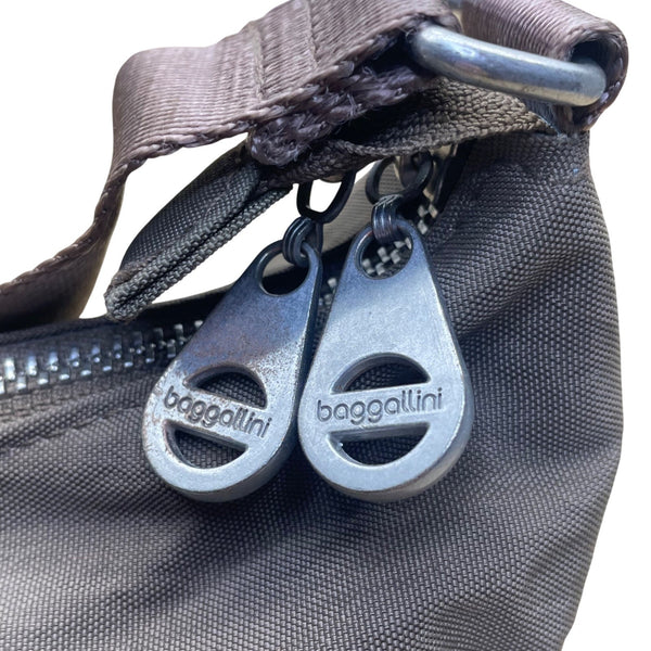 Baggallini Women’s Brown Nylon Adjustable Strap Crossbody Bag