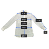 Theory Womens White Ramie Button-Up Long Sleeve Blouse With Pockets Size SP