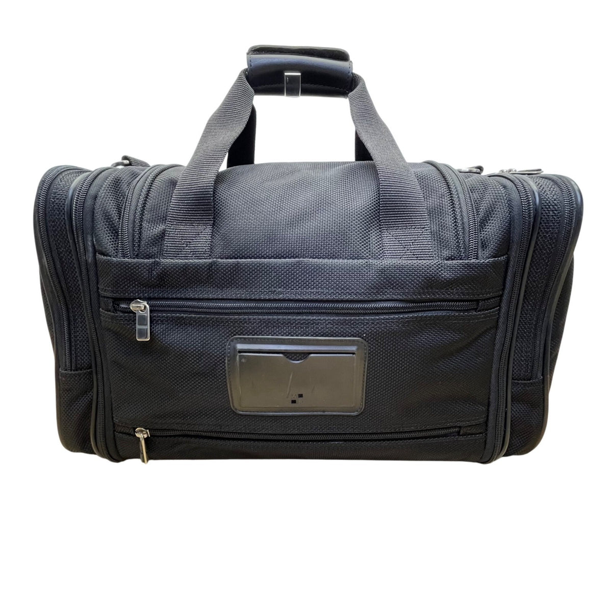 Metro XP Men’s Black Nylon Multi-Compartment Lock Secure Zip Travel Duffel Bag