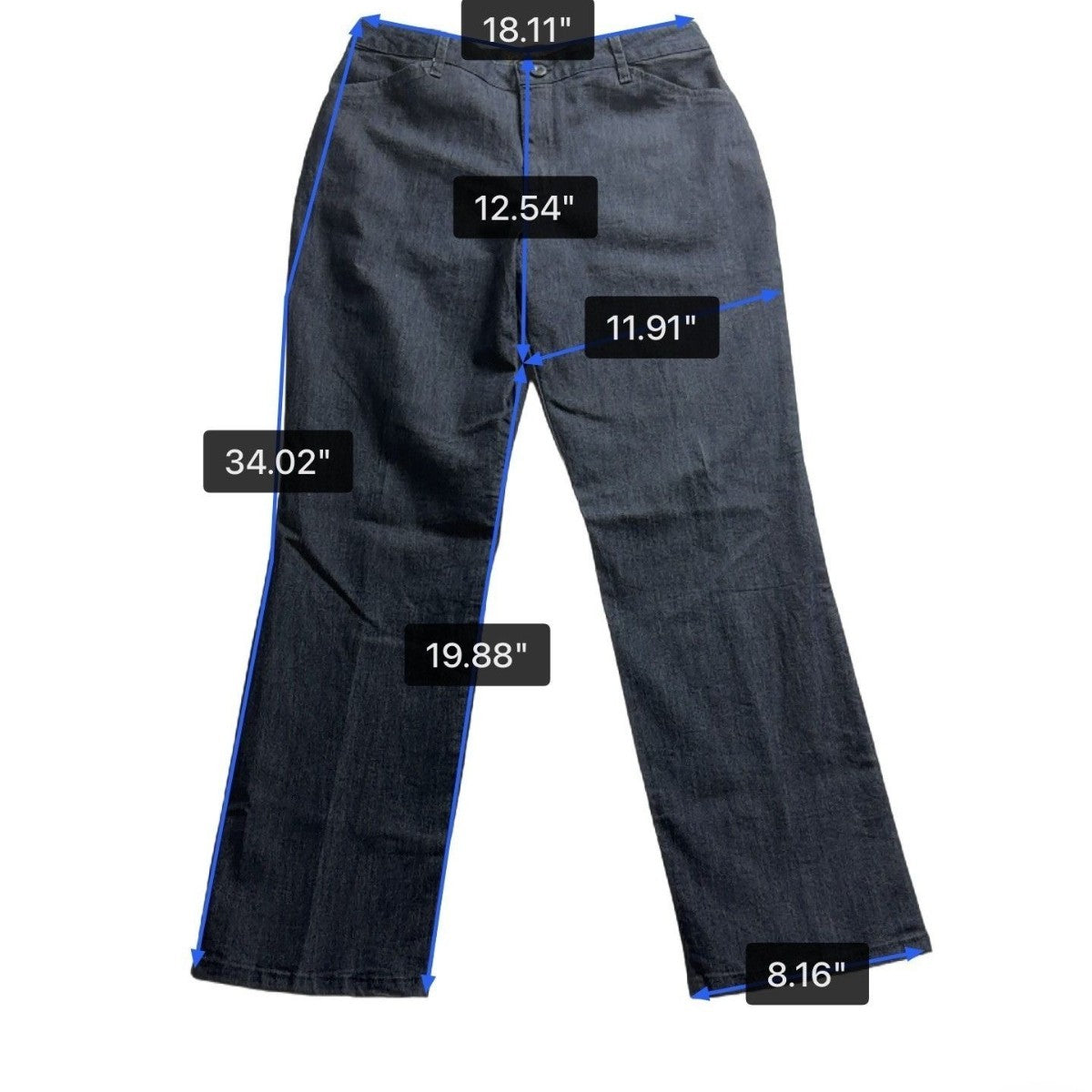 Lee Womens Dark Wash Denim Relaxed Straight-Leg Jeans Mid-Rise Short Size 10