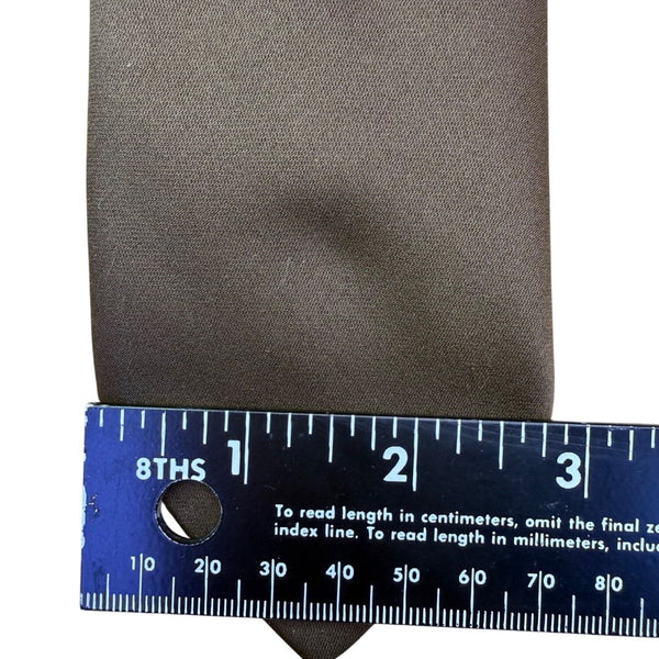 Mens Sears Black Polyester Formal Tie Slim Width Versatile Accessory