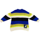 Kangol X H&M Womens Multicolor Striped Wool Blend Knit Sweater Pullover Size S