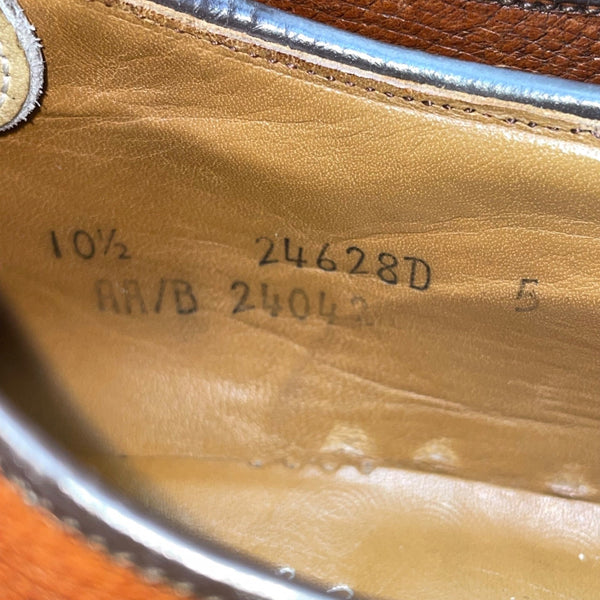 The Shoe Tree Men’s Brown Leather Lace-Up Classic Oxford Dress Shoes Size 10.5
