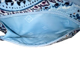 Vera Bradley Women’s Soft Sky Paisley Adjustable Strap RFID All-In-One Crossbody