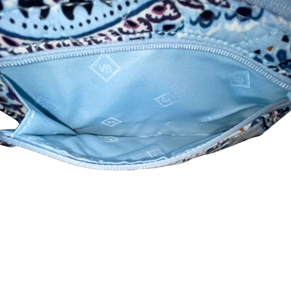 Vera Bradley Women’s Soft Sky Paisley Adjustable Strap RFID All-In-One Crossbody