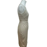 Banana Republic Womens Beige Cotton Blend Halter Dress Size 00 Petite