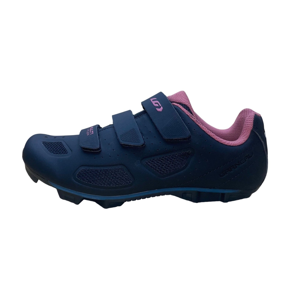 Louis Garneau Women's Black & Pink Multi Air Flex II cycling Cleat shoes Size 10