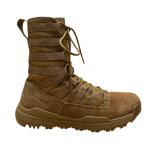 Nike Men’s Coyote Brown Nylon & Suede Lace-Up SFS Tactical Military Boots Sz 10