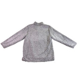 USA Palm Mens Grey Reversible Sherpa Fleece Pullover 6-Way Stretch Warm Sz L