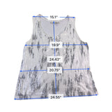 Chicos Womens White & Silver Sequin Tank Top Casual Lightweight Stretch Size 3L