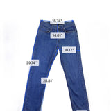 Eddie Bauer Mens Blue Cotton Blend Straight Fit Stretch Denim Jeans Sz 32X30