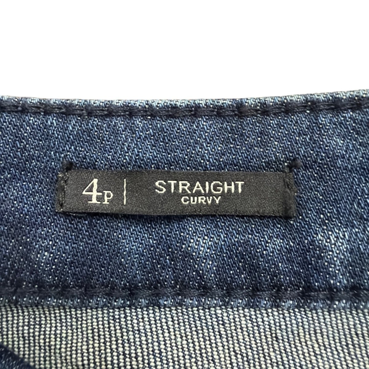 Talbots Womens Blue Straight Leg Five-Pocket Petite Jeans Size 4P