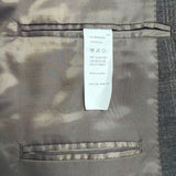 Calvin Klein Mens Gray Check Wool Blazer Jacket Stylish Plaid Formal Wear Sz40R