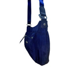 Baggallini Women’s Blue Nylon Adjustable Strap Multiple Pockets Crossbody Bag