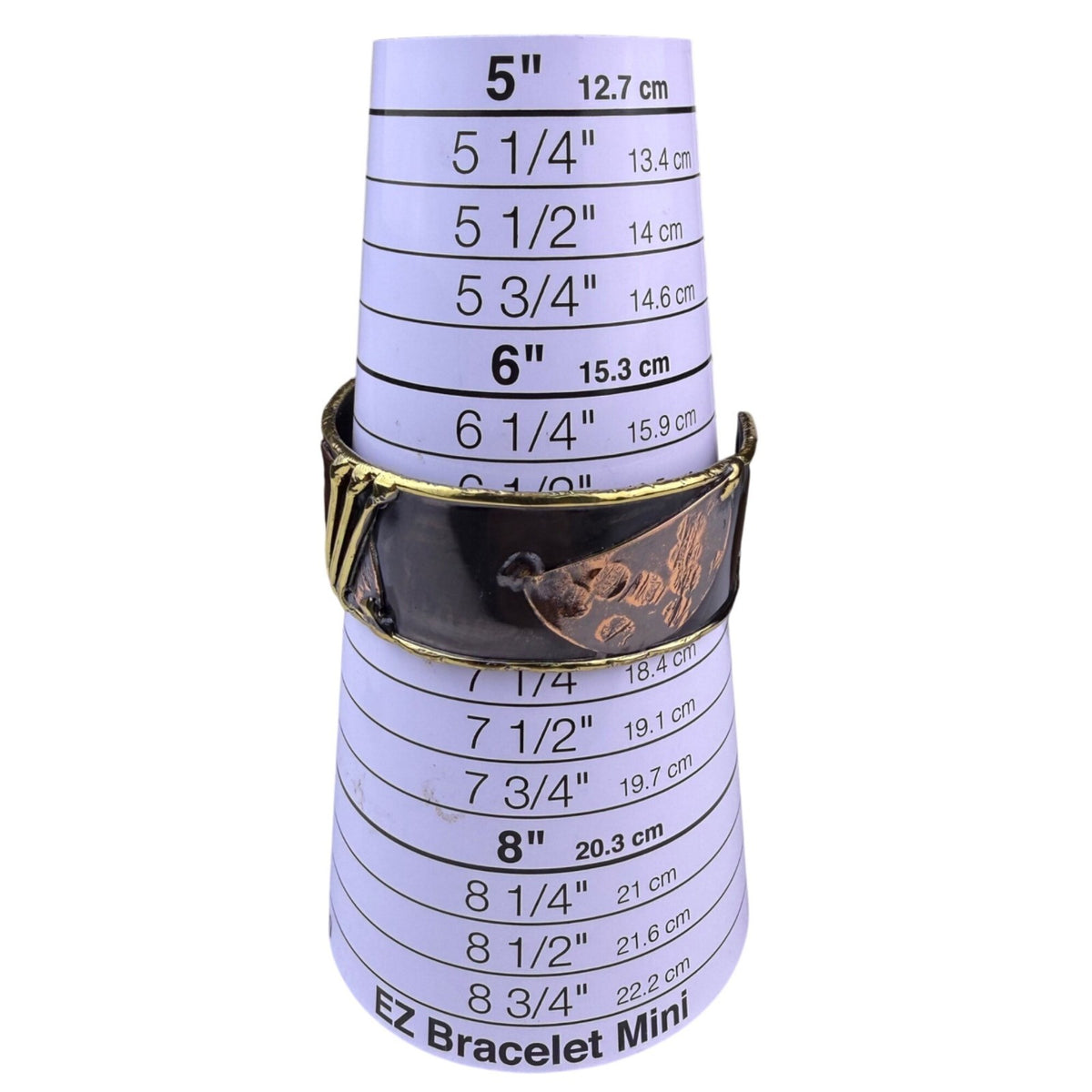 Creative Copper Women’s Gold/Bronze Cuff Bracelet Unique Handmade Design