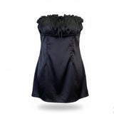 Princess Polly Womens Black Strapless Mini Dress Size US 8 AU 12 EU 40
