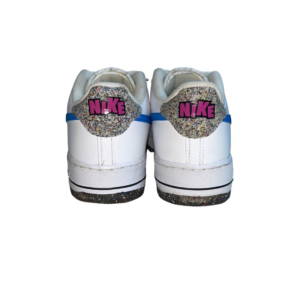 Nike Youth Boy's White Air Force 1 LV8 Low Top Sneakers Sz 7Y