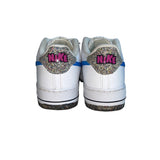 Nike Youth Boy's White Air Force 1 LV8 Low Top Sneakers Sz 7Y