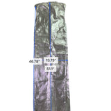 Zara Womens Silver Metallic Denim Fitted Strapless Maxi Dress Stunning Size XS 