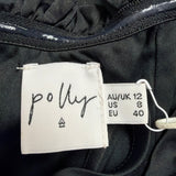 Princess Polly Womens Black Strapless Mini Dress Size US 8 AU 12 EU 40