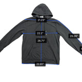 Coofandy Mens Black Hoodie Casual Lightweight Pullover With Pockets Sz XL