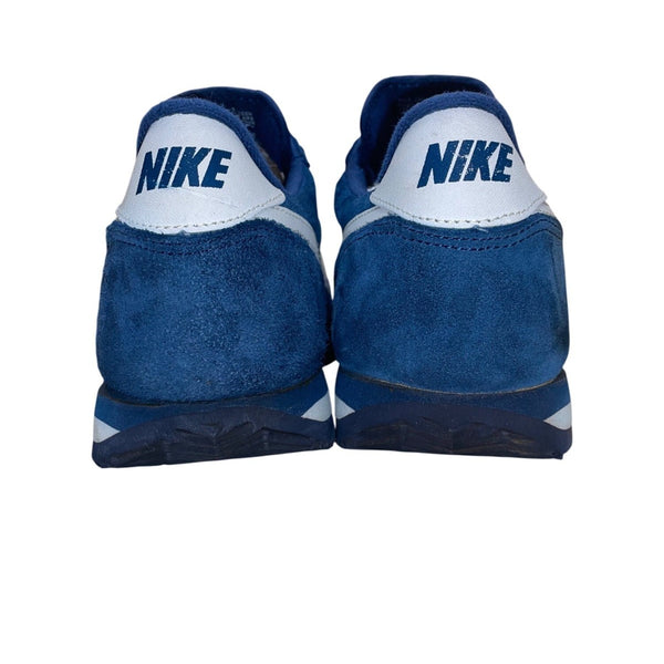 Nike Men’s Blue Suede White Swoosh Detail Retro Cortez Sneakers Size 12