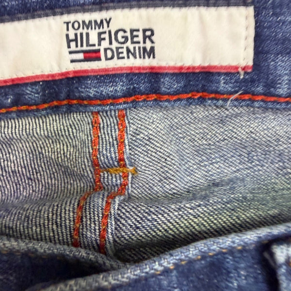 Tommy Hilfiger Mens Blue Cotton Denim Slim Fit Jeans Classic Style Size 29/30