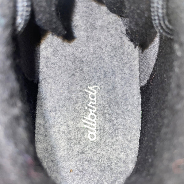 Allbirds Women’s Black Wool Lace-Up High-Top Athletic Wrum Sneakers Size W6