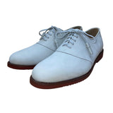 J. Murphy Men’s White Leather Moran Dress Oxford Shoes Size 10.5 M