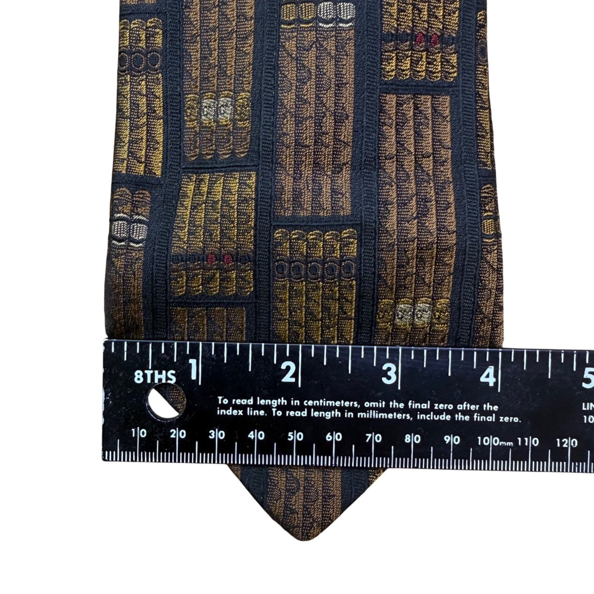 Robert Talbott Mens Multicolor Silk Library Print Tie Handsewn