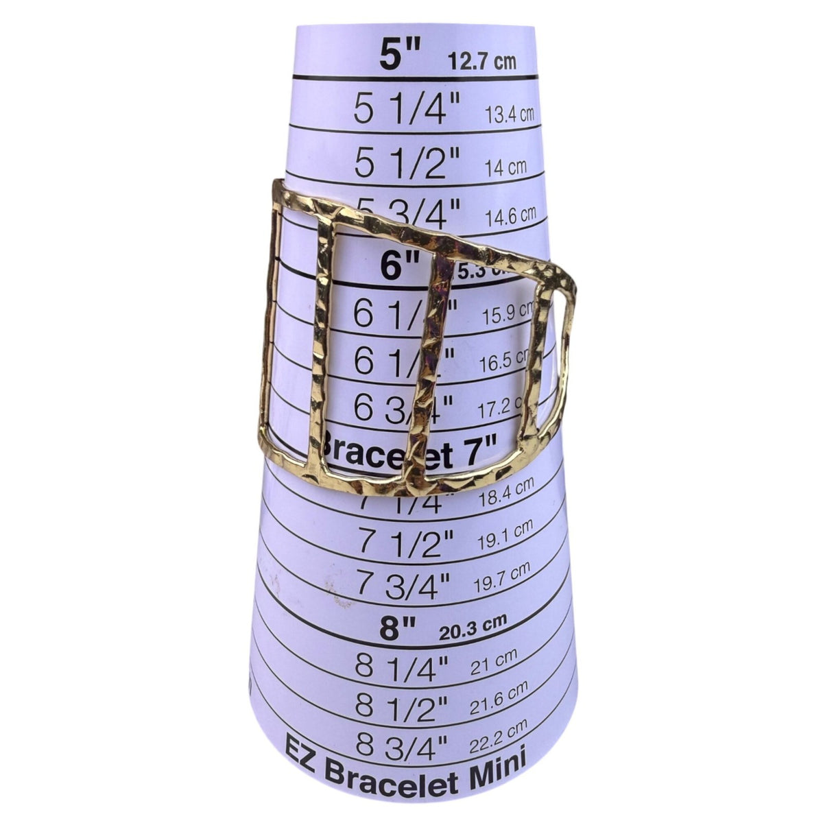 Gold Tone Womens Metal Cuff Bracelet Open Design Hammered Texture