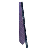 BERT PULITZER Mens Purple Plaid All Silk Tie Made In U.S.A Stylish Pattern