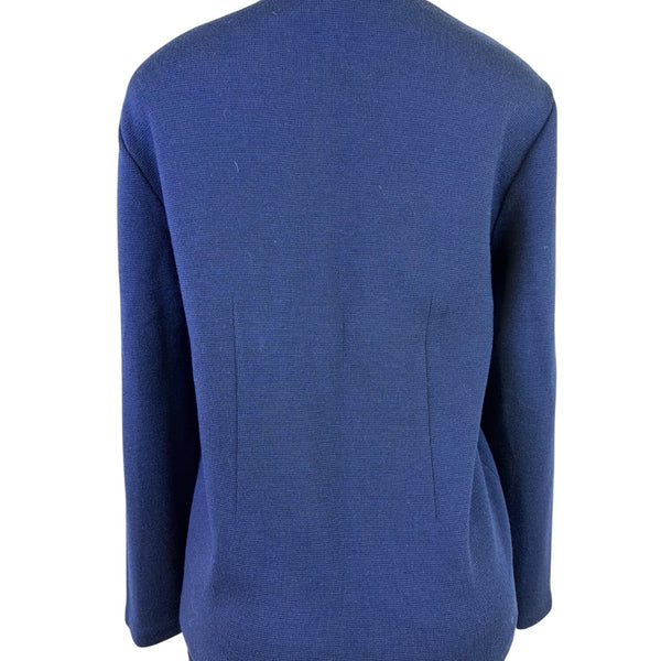 Lauren Ralph Lauren Womens Navy Double-Breasted Jacket Gold Button Sz XL