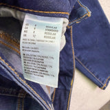 American Eagle Womens Blue Denim Super Stretch Skinny Jeans Size 8 Regular Fit