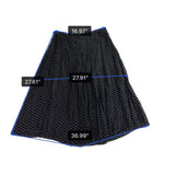 Pure Collection Womens Black Polka Dot Skirt Midi UK 16 US 12 EU 42