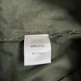 J Jill Womens Olive Linen Tank Shift Dress Sleeveless Relaxed Fit Size M