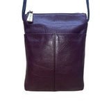 Nine West Women’s Purple Faux Leather Strapped Zipper Closure Crossbody Bag