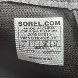 Sorel Women’s Black Leather & Rubber Sole Lace-Up Hiking Ankle Boots Size 7