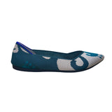 Rothy's Green Moroccan Knitted Pattern The Point Ballet Flats Size W7.5