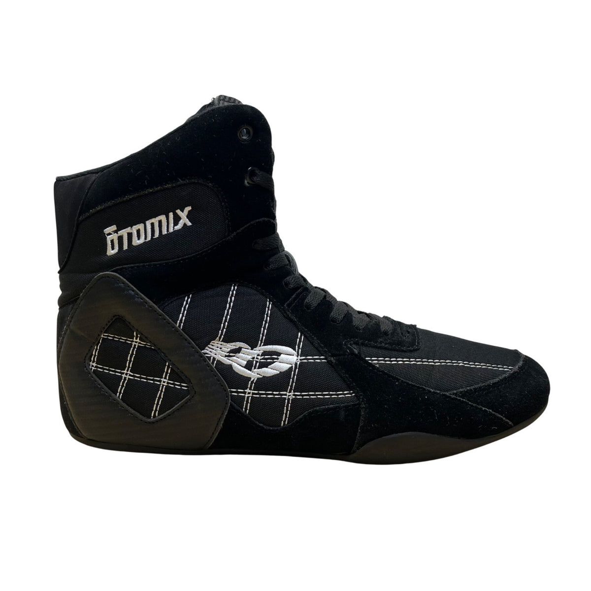 Otomix Men’s Black & White High-Top Bodybuilding Training Sneakers Sz M13/W14.5