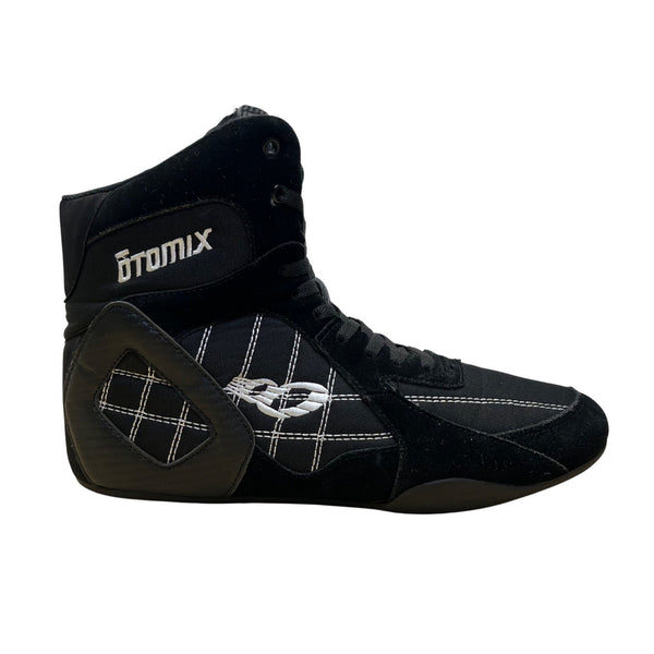 Otomix Men’s Black & White High-Top Bodybuilding Training Sneakers Sz M13/W14.5