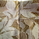 Pretty Little Thing Womens Beige Lace Floral High Neck Mini Dress Size US 6