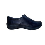 Earth Women’s Black Leather Zip Up Slip-On Fannie Comfort Shoes Size 7.5M