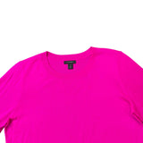 Halogen Womens Pink Merino Wool Crewneck Sweater Long Sleeve Sz M