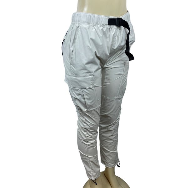 Pacsun Women's White Buckled Cargo Pants Sz M