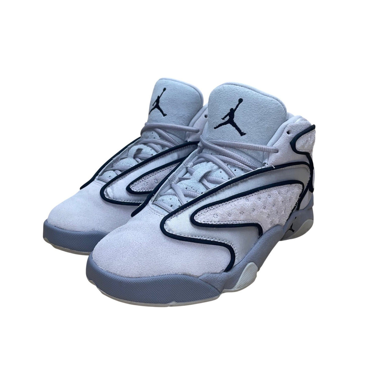 Air Jordan Women's Cement Gray Suede Air Jordan OG Retro Sneakers Size 8