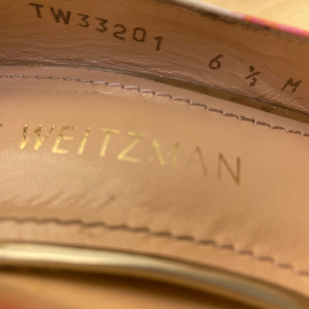 Stuart Weitzman Womens Multicolor Patterned Pointed Toe Pumps Heels Sz 6.5 M