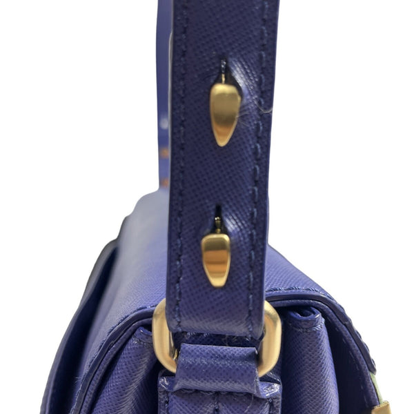 Botkier Women's Purple Faux Leather No13 Misha Shoulder Bag Sz M