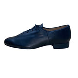Bloch Men’s Black Leather Lace-Up Oxford Character Dance Shoes Size 11.5
