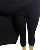 Betabrand Women’s Black Rayon/Nylon/Elastane Cropped Yoga Dress Pants Size M